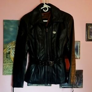 Firstgear like new Leather riding jacket